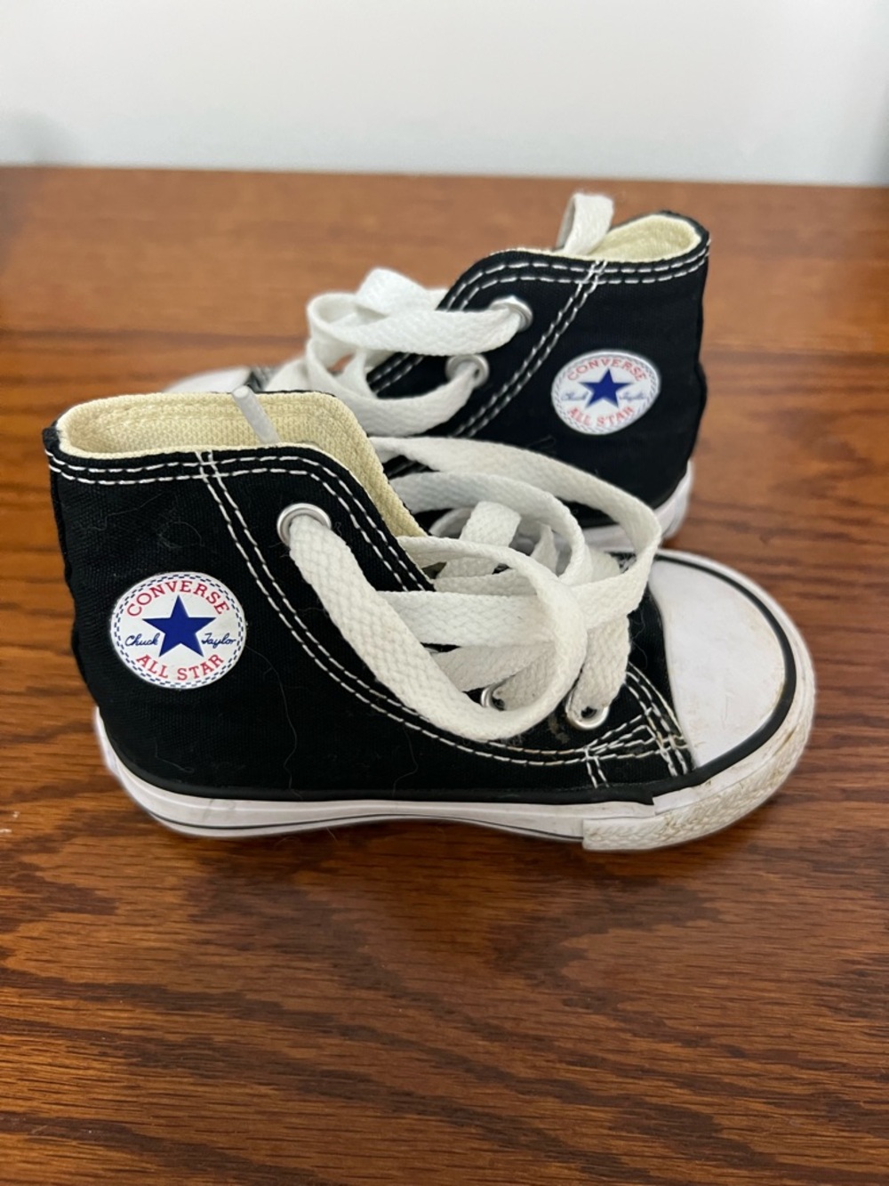 Converse Kids Black & White High-Top Chuck Taylor Sneakers